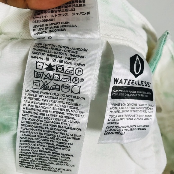 Levi’s Premium Tie Dye Deconstructed Skirt - Picture 7 of 8